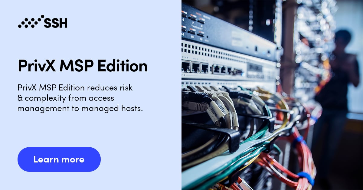Privileged Access Management Managed Service Providers Privx Ssh 9793